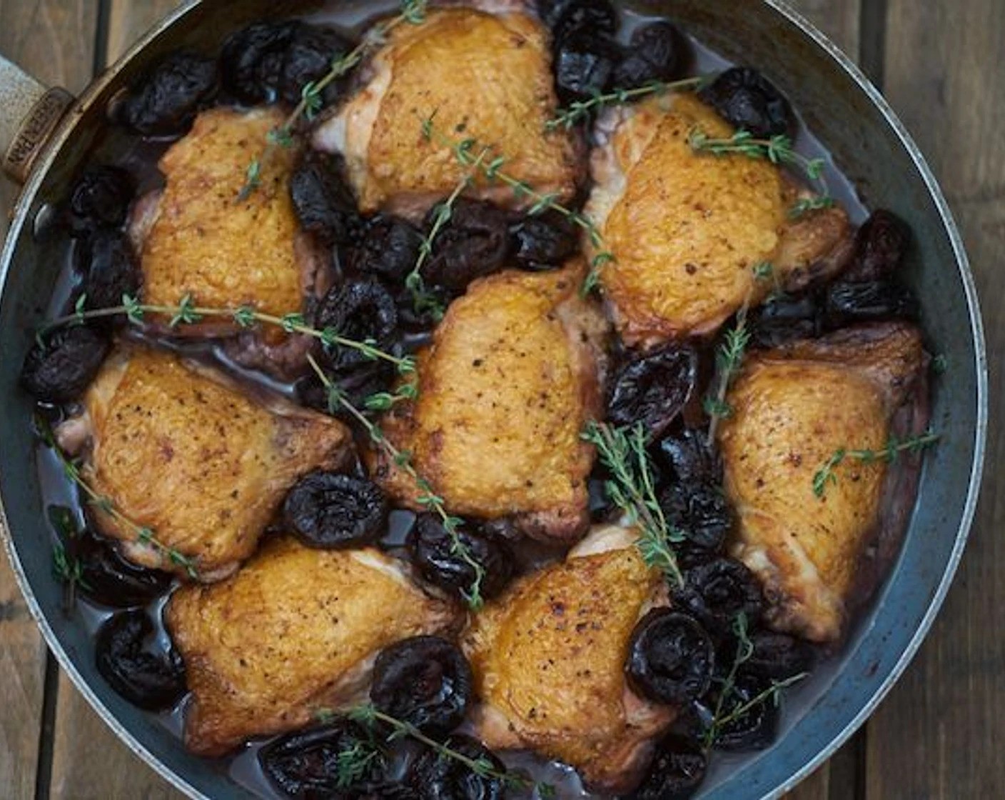 Braised Chicken with Dried Plums