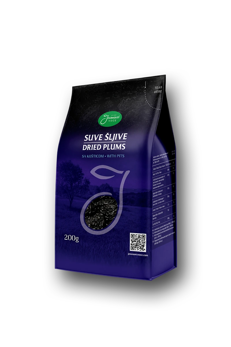 jovanović voće proizvodi suva šljiva sa košticom quattro 200g sr